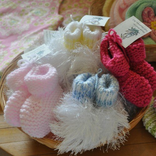 Laura Stark Knitting - baby booties
