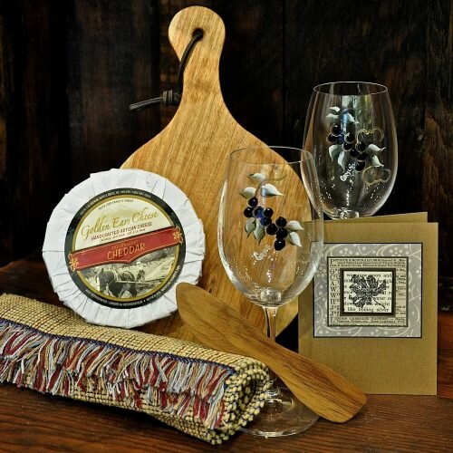 Gift Basket - Wine and Cheese 